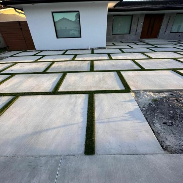 concrete patio